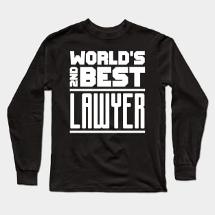 2nd best lawyer Long Sleeve T-Shirt